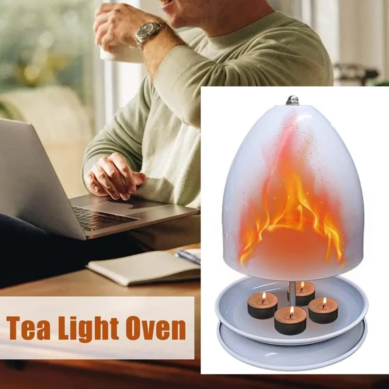

The Newtea Light Heater Metal Tealight Candle Room Heater Soft Light And Cozy Tea Light Holder And Candle Heating Holder Office