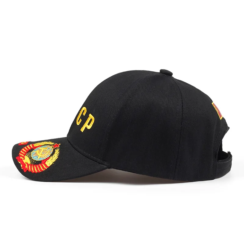 CCCP USSR Baseball Cap Cotton Russian National Emblem Embroidery Snapback Caps For Men Women Unisex Adjustable Outdoor Visor Hat