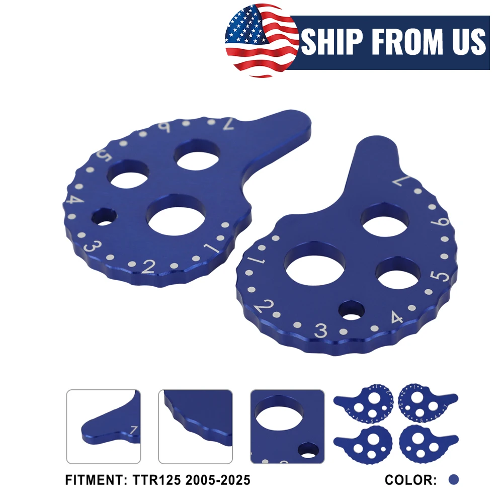 

Регулятор направляющей цепи с ЧПУ для мотоцикла, алюминиевые детали для электрического велосипеда для бездорожья для Yamaha TTR 125 2005-2025, мотокросс, внедорожный