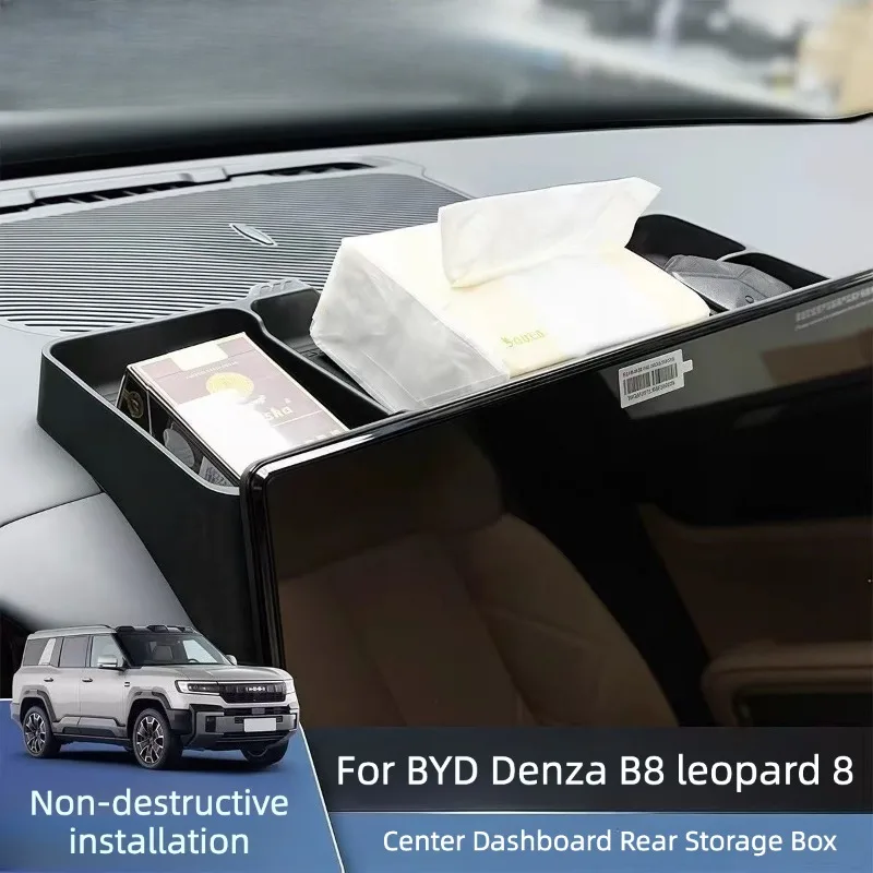 For BYD Denza B8 2025 Models Dashboard Central Control Rear Storage Box Car Interior Accessories Not Fit 2026 Models