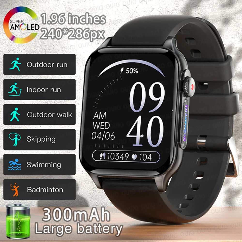 

2024 New LED Breathing Light Smart Watch Men Women Sports Tracker Watch Sleep Health Monitoring Waterproof HD BT Call smartwatch