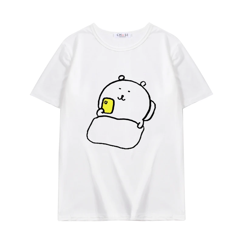 

MINISO Joke Bear T Shirt Men's And Woman's Summer Y2K Fun T Shirts O Neck Oversized Tops Short Sleeve Tees New Arrival Clothing