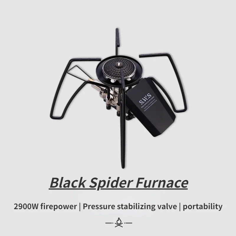 2700W Firepower Foldable Spider Portable Cassette Furnace Igniter Outdoor Camping Cooker Parts Picnic Hiking Survival Cookware