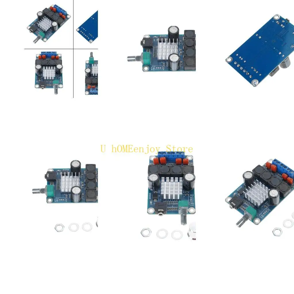 

B0KF TPA3116D2 Плата двухканального цифрового усилителя мощности 50Wx2 12-24V Power Stereo