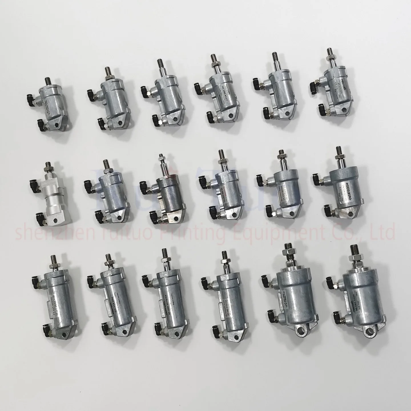 Pneumatic Cylinders for Heidelberg SM52 SM74 CD74 CD102 XL105 Water Ink Roller Throw-On Offset Printing Press Parts