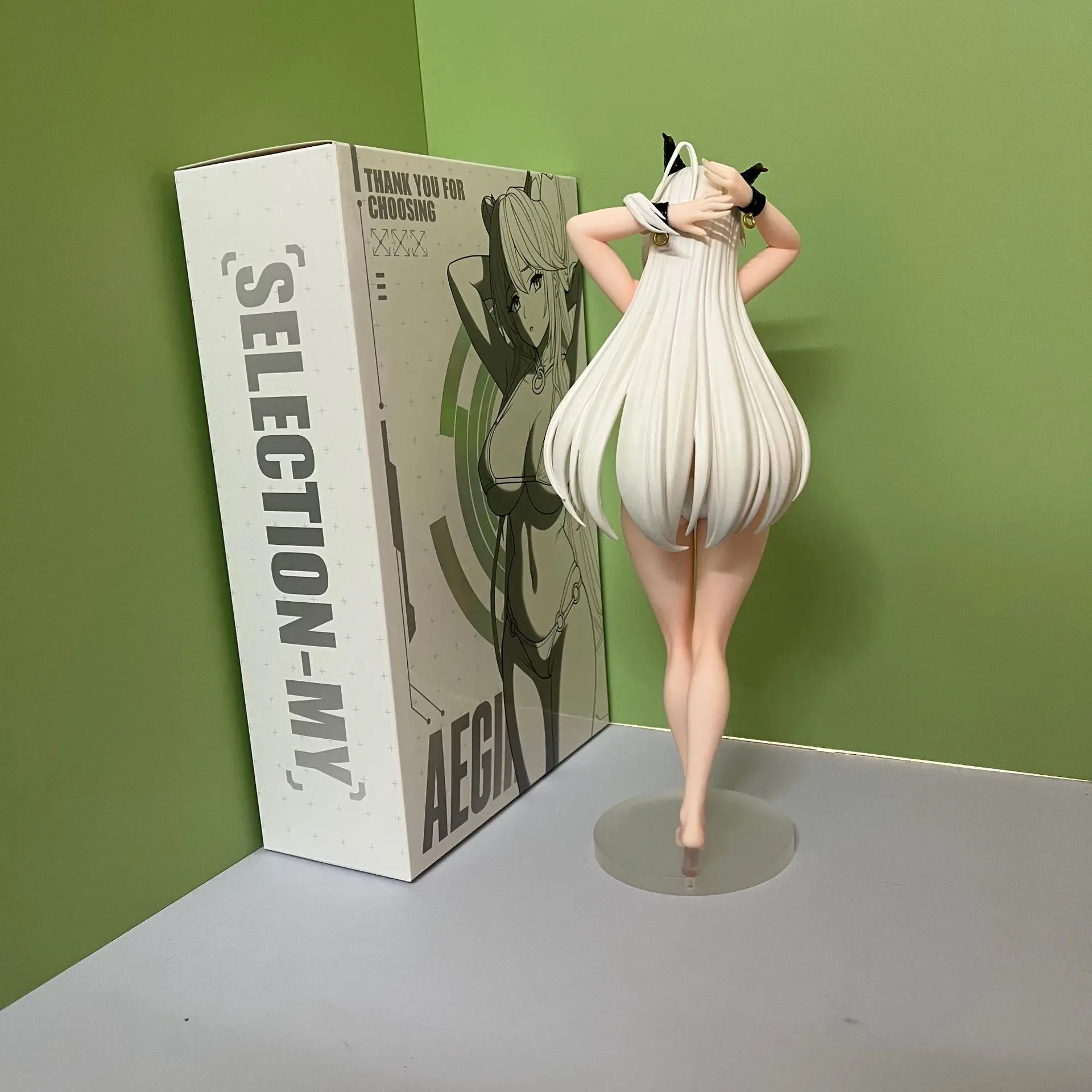 Figurka Egil Azur Lane w bikini, 31 cm, w pudełku, krajowa wersja, produkcja KK Factory, skala 1/6, ozdoba kolekcjonerska.