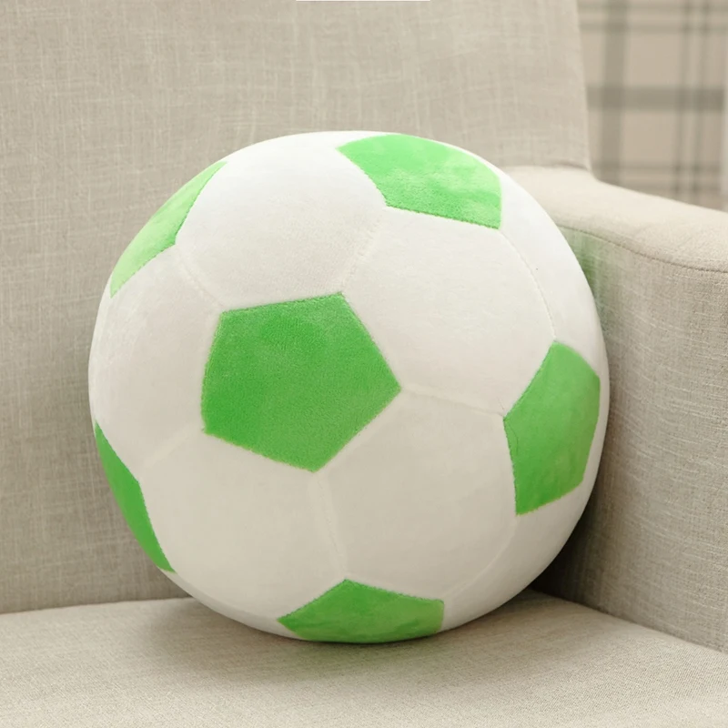 20-50cm simulação de brinquedo de pelúcia de futebol recheado venda quente do brinquedo de pelúcia de futebol simulado bola de boneca para crianças