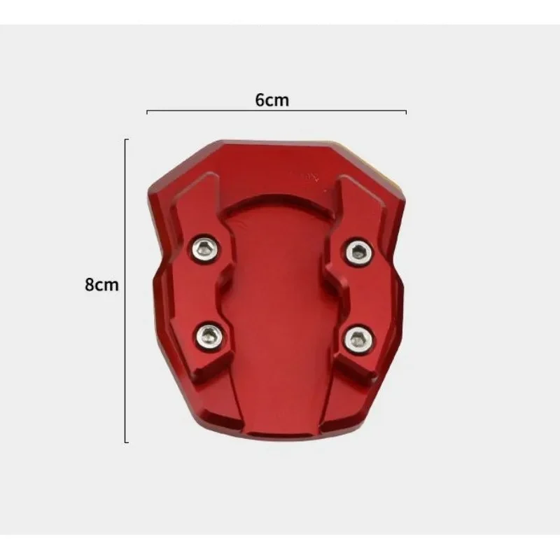 Motorcycle Foot Enlarger CNC Enlarge Plate For SYM Racing H150 Kickstand Side Support Extension Pad Accessories