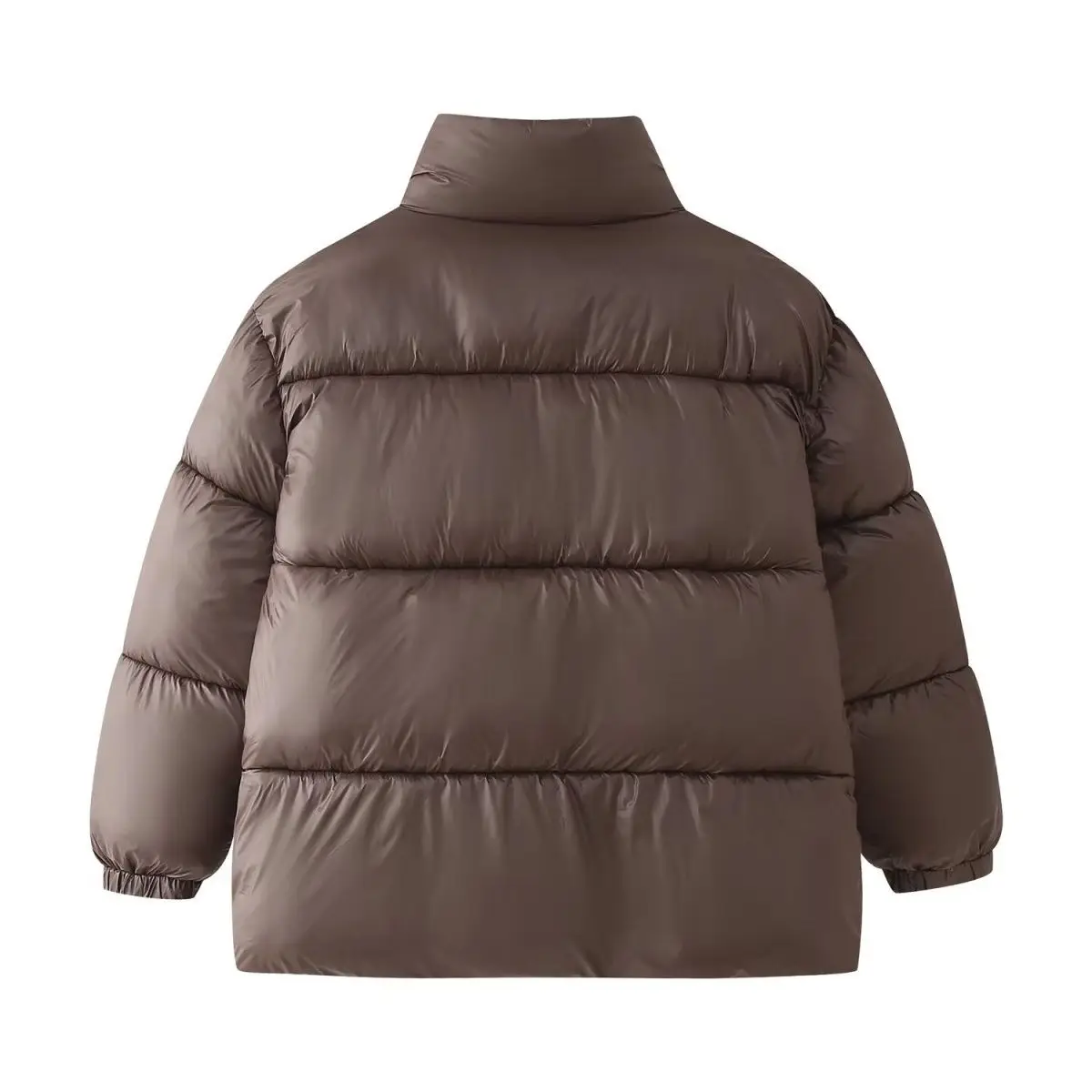 Fashion Hooded Stand Up Collar Bread Cotton Jacket 2025 Casual New Product Autumn and Winter Loose Cotton Jacket Jacket