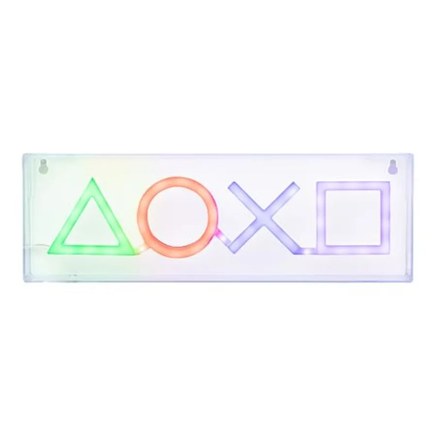 LED Neon Light - Free Standing or Wall Mountable - Game Room Accessories and Decor for Gamers