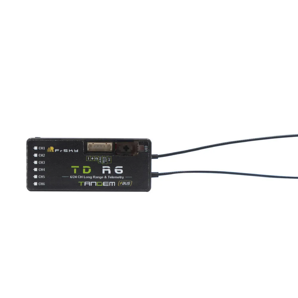 FrSky TD R6 2.4G/900MHz Dual Band Receiver 6CH PWM Channel Fixed Wing FPV