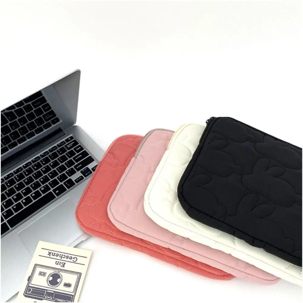 

Unisex Korean Style Laptop Briefcase Cute Rabbit Printed Tablet Sleeve Case Portable Soft Tablet Cover Bag Tablet Supplies
