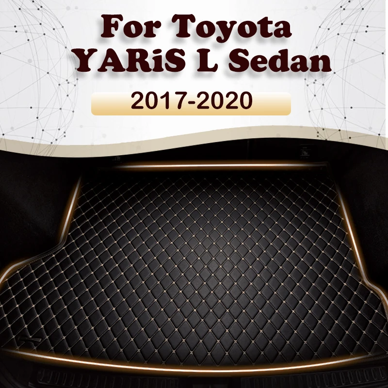 

Коврик для багажника автомобиля для Toyota YARiS L 2017 2018 2019 2020, пользовательские автомобильные аксессуары, украшение интерьера автомобиля