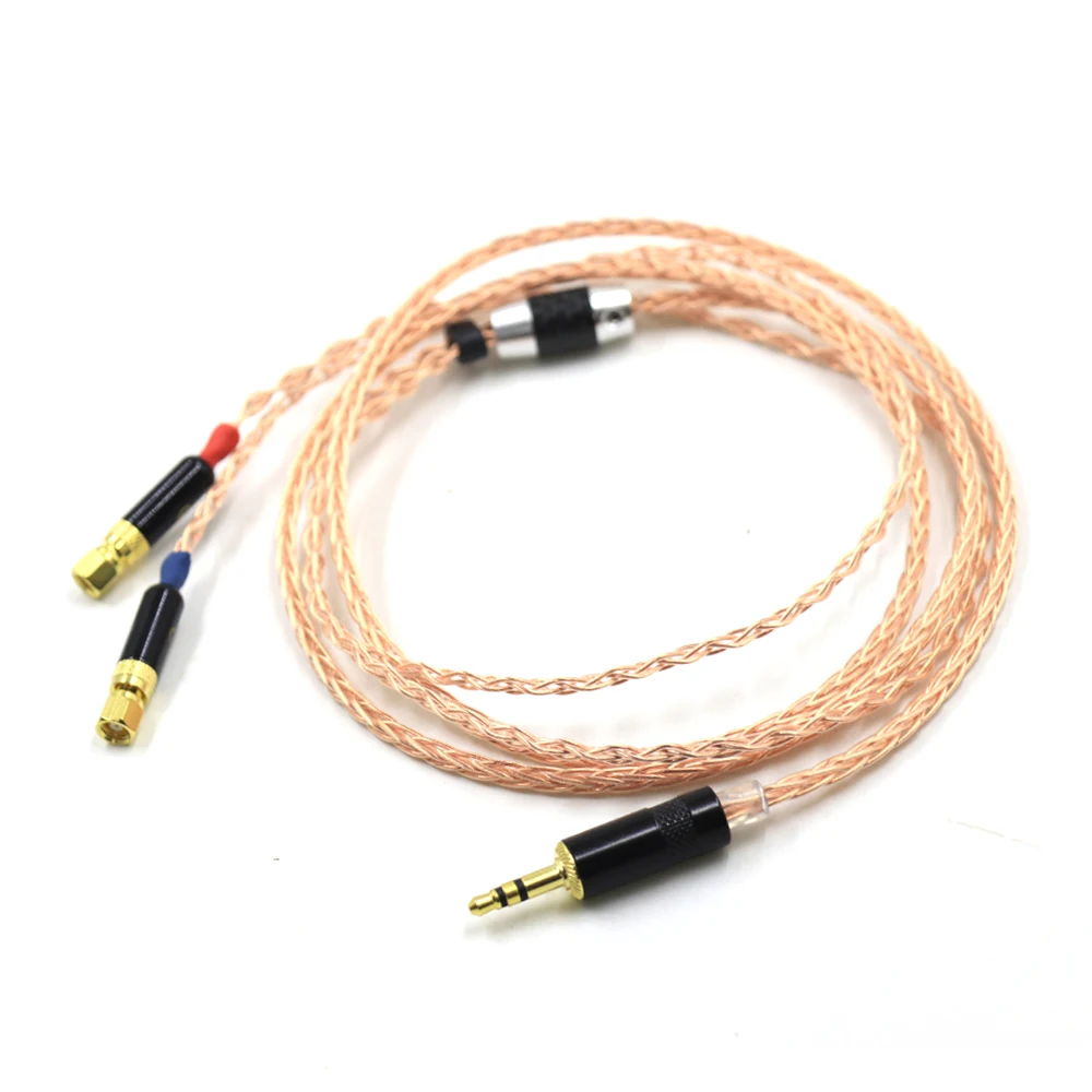 Haldane 7N OCC Single Crystal Pure Copper Headphone Upgrade Replace Cable For (Screw) Hifiman HE6 HE5 HE400 HE500 HE600 HE300