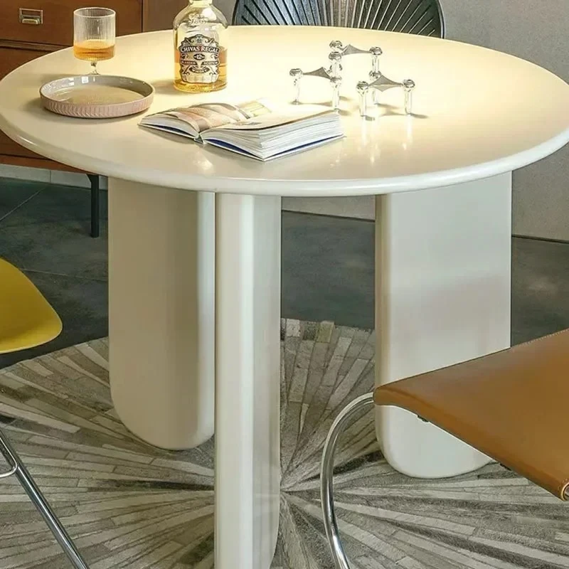 Modern Waterproof Dining Table Design Breakfast Minimalist Nordic Dining Table Living Balcony Table A Manger Kitchen Furniture