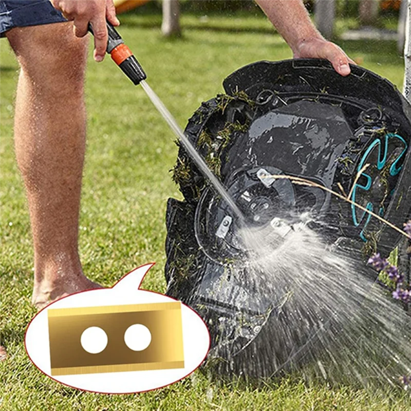 

A04G-45 шт. сменные лезвия для газонокосилок Mammotion Luba и Yuka, все серии, титановые сменные лезвия для газонокосилок