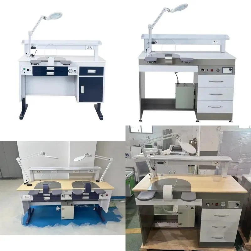 for Dental Education Desk Laboratory Assistant Furniture Technician Workbench Steel Table Workstation Workbench