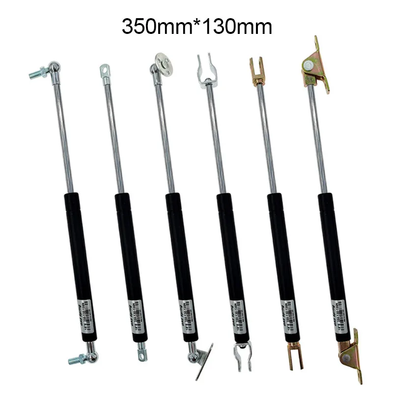 18*8 Rod Gas spring folding hinge 50N-500N/5kg-50kg Force lift support Hole Center Distance 350mm stroke distance 130mm