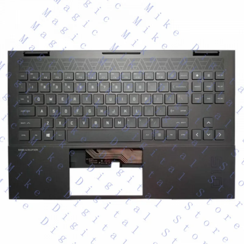 

UU Palmrest w/RGB Backlit Keyboard M00667-001 for HP 15-EN 15-EK TPN-Q238 TPN-Q236
