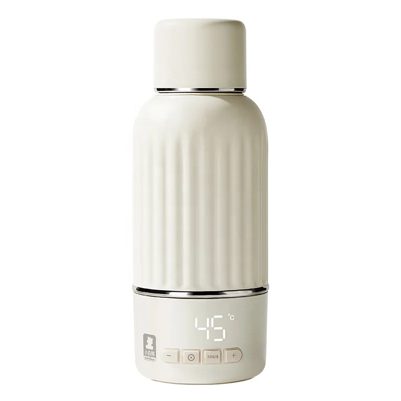 

500ml Rechargeable Usb Baby Milk Warmer Precise Temp Control Smart Baby Bottle Warmer Portable for Outdoor Car Travel