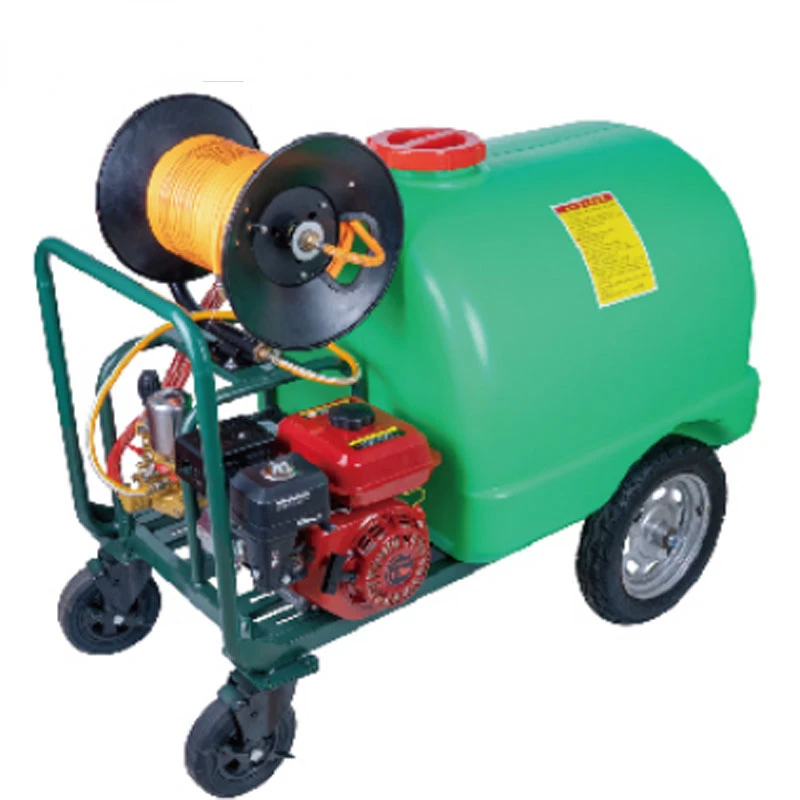 China Machinery Tank Trolley Sprayer High Pressure Gasoline Power 4 Stroke Gasoline 300L Spray Garden Sprayer