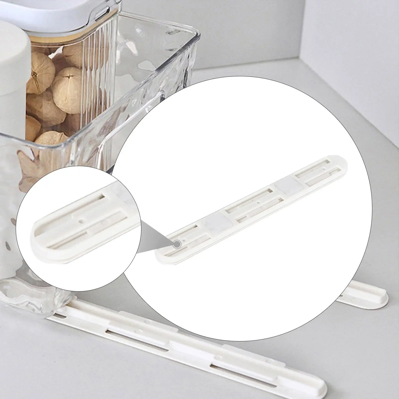 Cabinet Storage Box Slide Rail Drawer Track Runners Smooth Quiet for Pull Basket DIY Organizer Kitchen Accessories Space Saving
