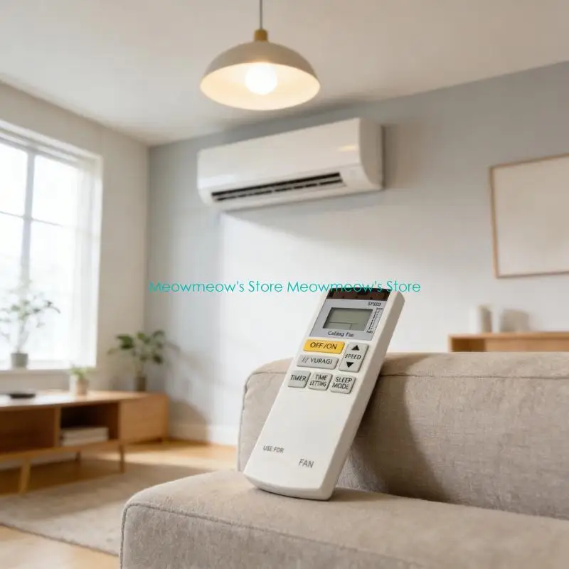 

W91A Fan Remote Control Replacement for Various Models Simple Installation Process Construction Stable Connectivity