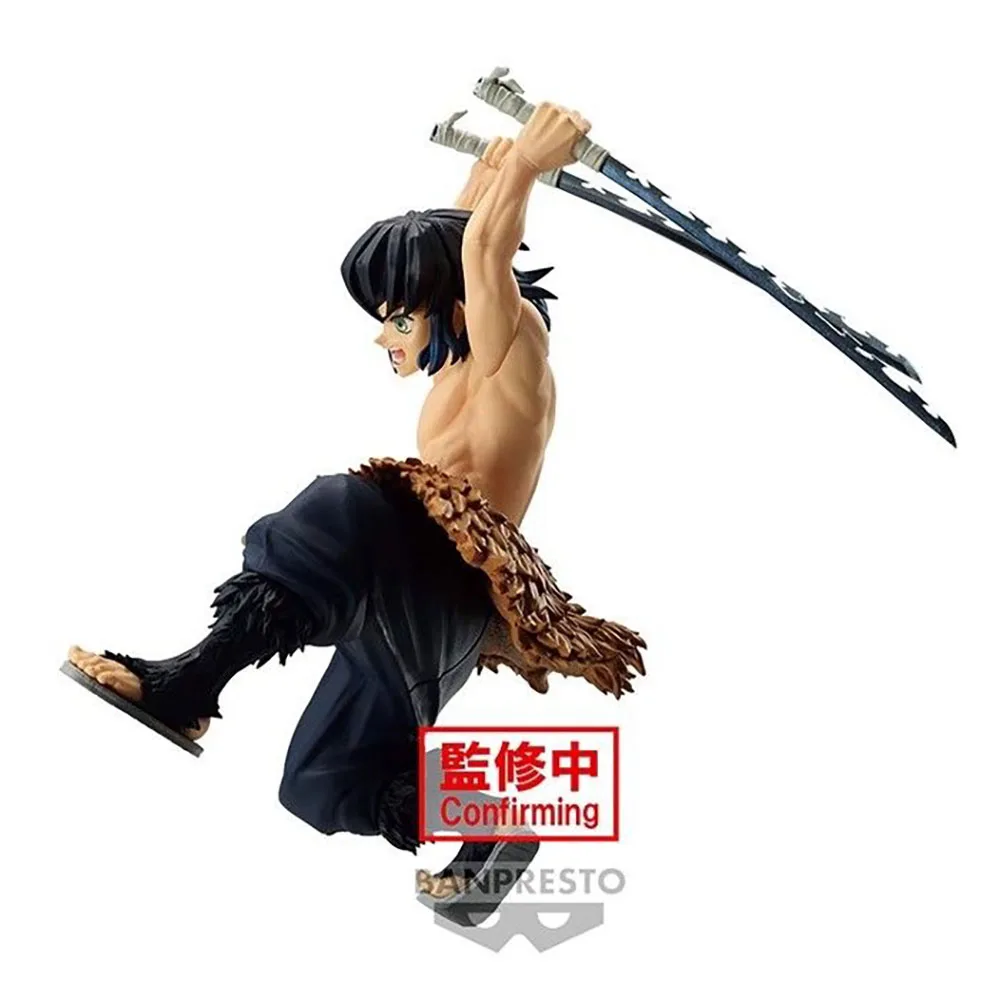 Bandai-Banpresto Demon Slayer, figura de Hashibira Inosuke, modelo Original de Anime, juguete