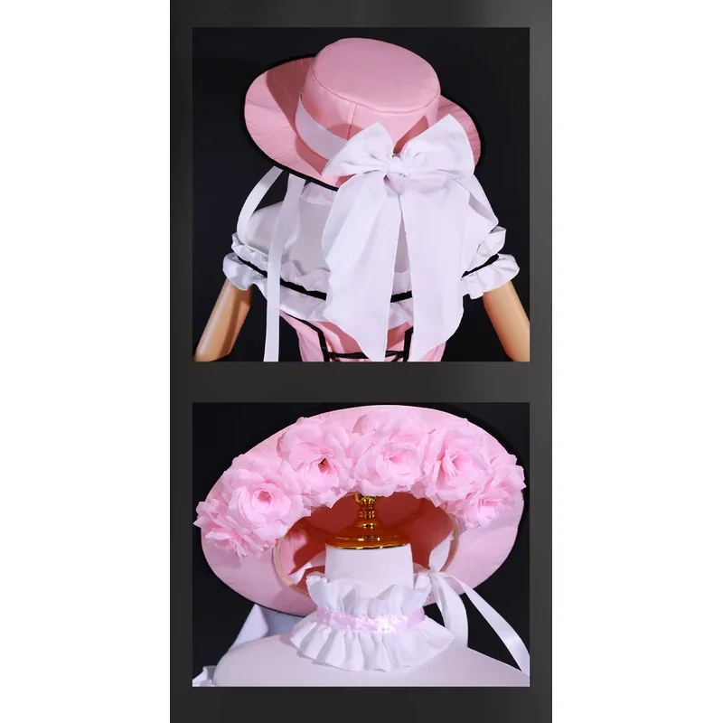 

CyAnime Black Butler Kuroshitsuji Ciel Phantomhive Cosplay Sleeveless Lace Maid Cut Full Dress Uniform Outfit Princess Costumes