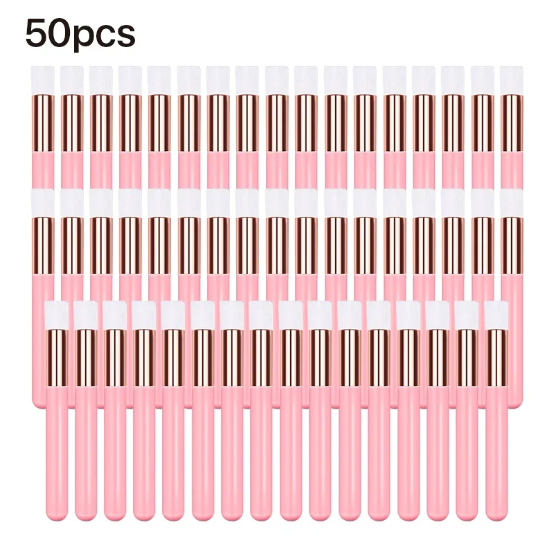 3/10/20/50/100pcs Spazzola per la pulizia delle ciglia Spazzola per shampoo per ciglia per estensioni delle ciglia Peel Off Strumenti per il trucco per la rimozione dei punti neri