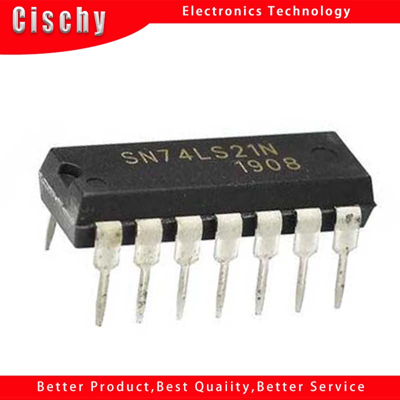 10pcs/lot SN74LS21N HD74LS21P 74LS21