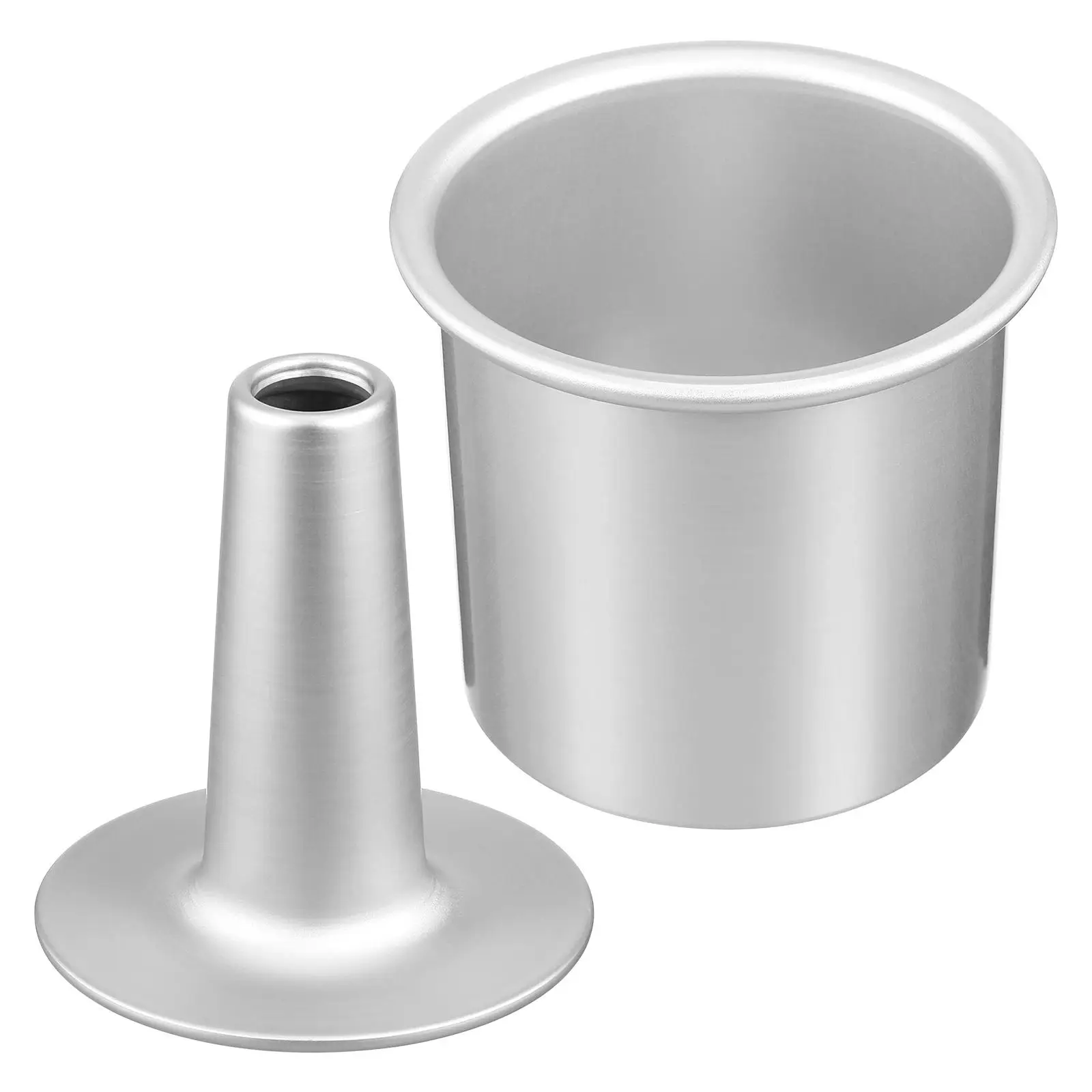 

Hollow Cake Mold 4 Inch High Chiffon Pan Aluminum Round Baking Mold Kitchen Tool Dessert Maker Suitable Home Bakery