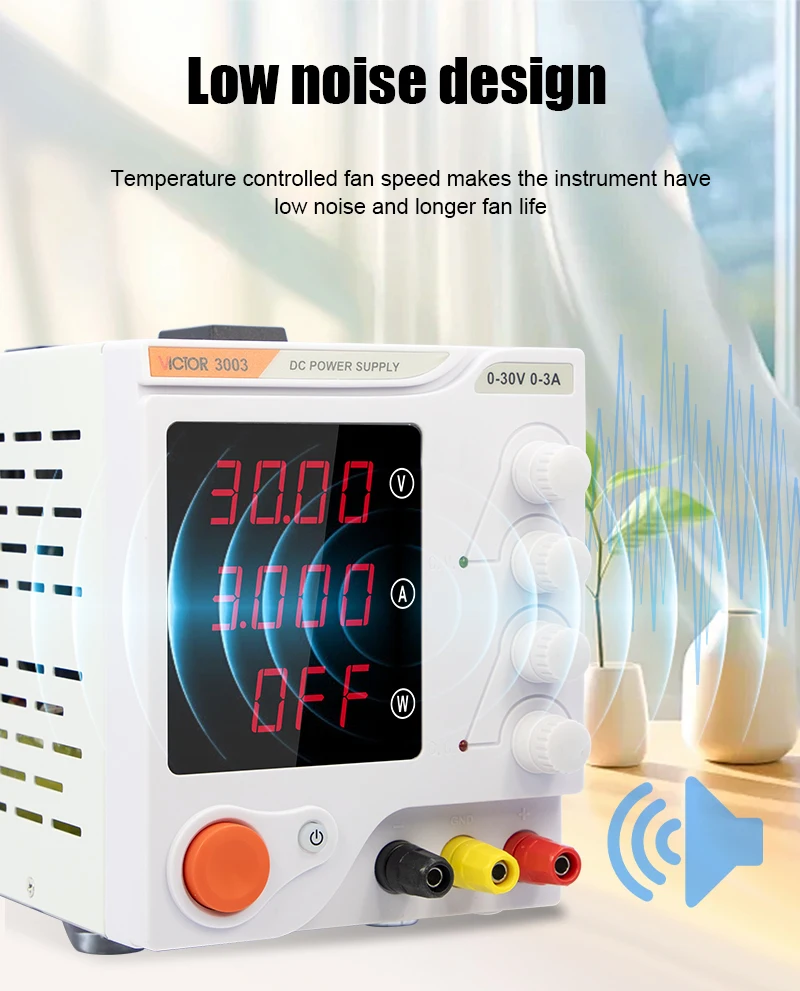 VICTOR 3003 Automatic High Stability Bench Voltage Regulators/stabilizers 0-30V 3A Adjustable Single Output