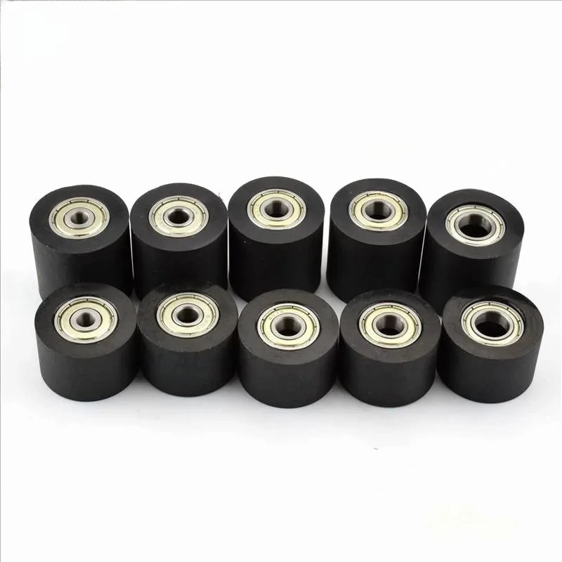 626 ناقل مسطح مقاوم للاهتراء، محمل مزدوج من مطاط البولي يوريثين، القطر الخارجي 35 مم