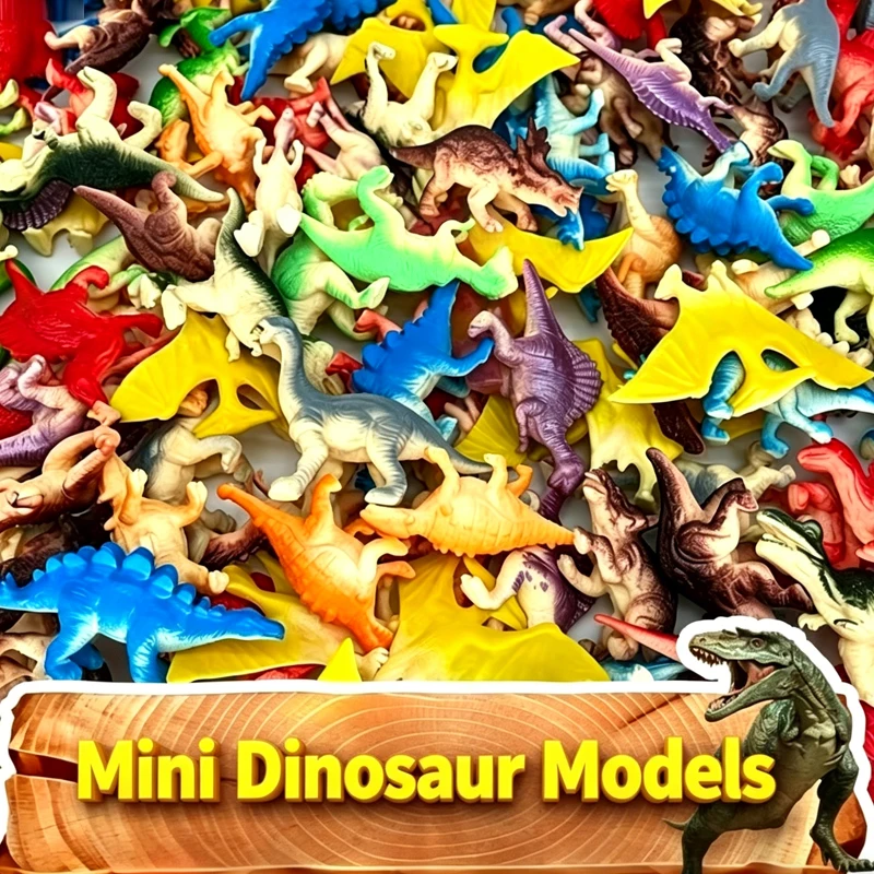 20/40PCS Mini Dinosaur Figures Model Children's Educational Toys Small Simulation Animal Figure Kids Toys for Boy Birthday Gift