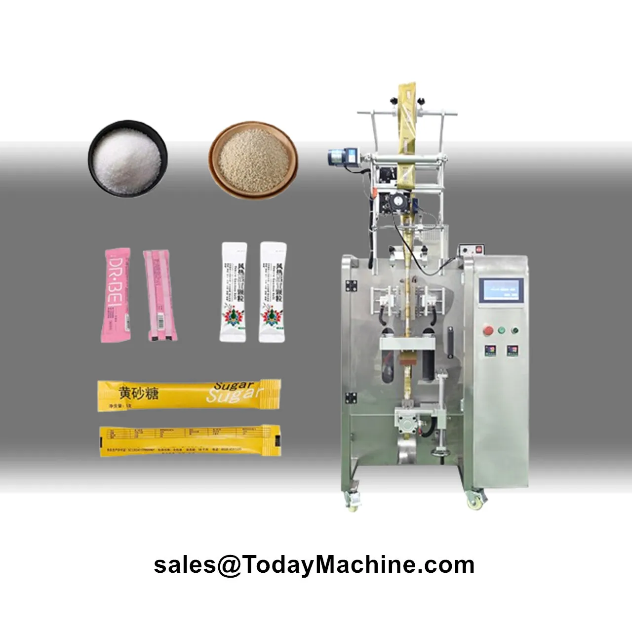 Automatic Auger Filler Vertical Powder Packing Machine System for Spices Coffee Milk