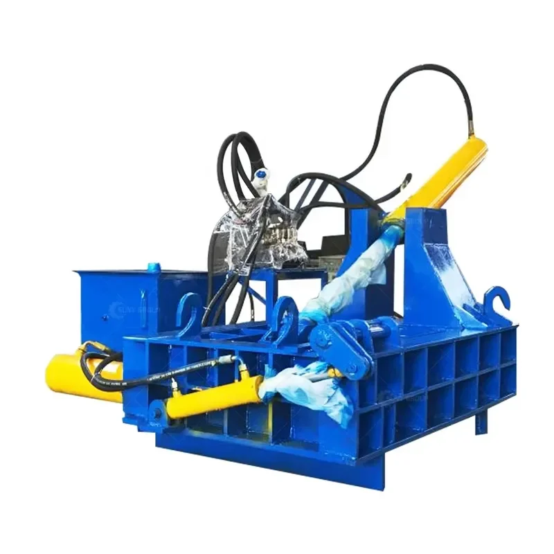 2026 Hot Scrap Metal Steel Scrap Recycle Horizontal Baler Machinery Hydraulic Scrap Baling Machine for Sale