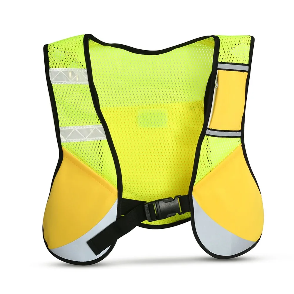 

Multi-function Reflective Cycling Vest Elastic Breathable Night Riding Vest with Mesh & Lycra Mesh & Lycra Reflective Waistcoat