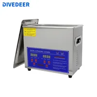 DIVEDEER Ultrasonic Cleaner 2~3L Ultrasound Cleaning Machine With Heated Washing Professional Home Commercial Ultrasonic Cleaner