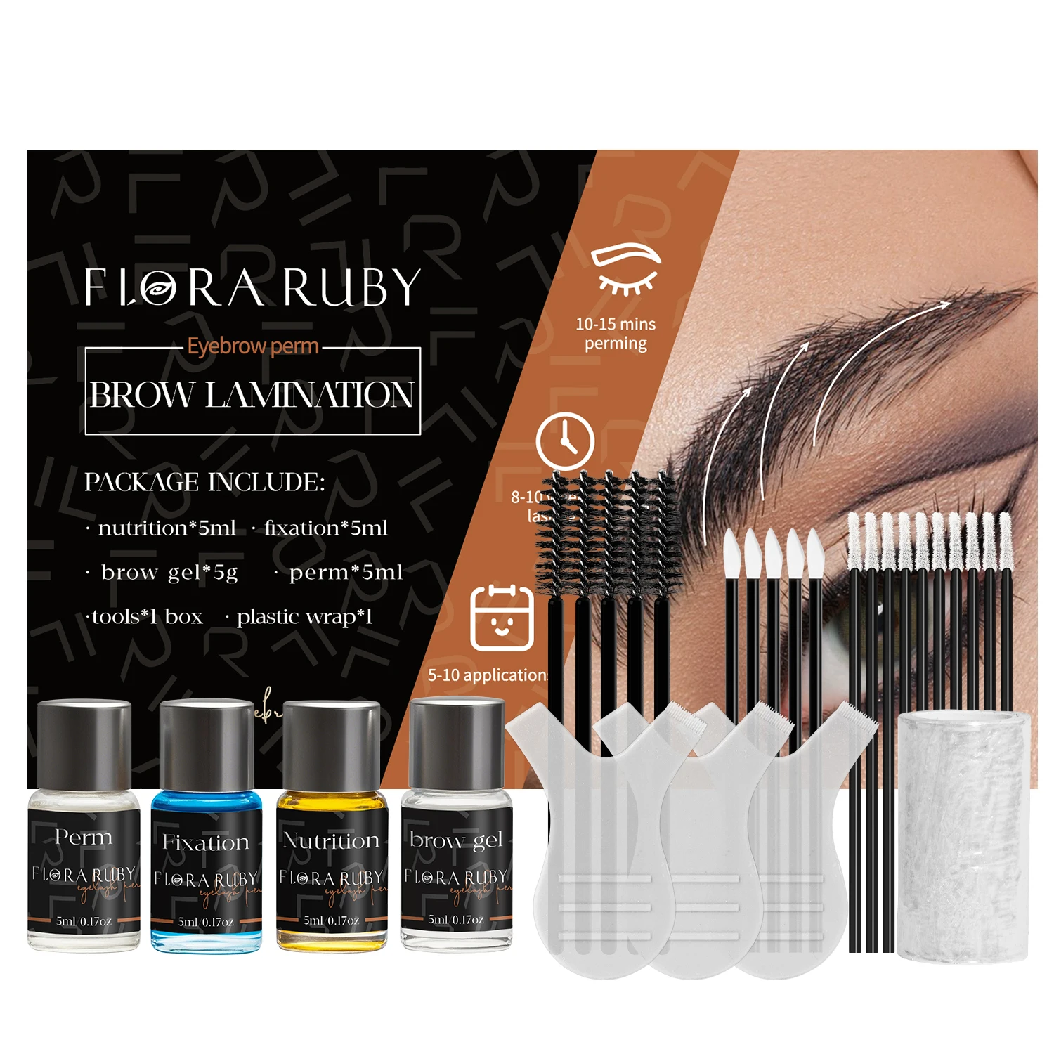 Lash Lift Kit Semi-permanente Stirn Professionelle Stirn Laminierung Wimpern Lifting Dauerwelle Wimpern Färben Wimpern Augenbraue Make-Up-Tools