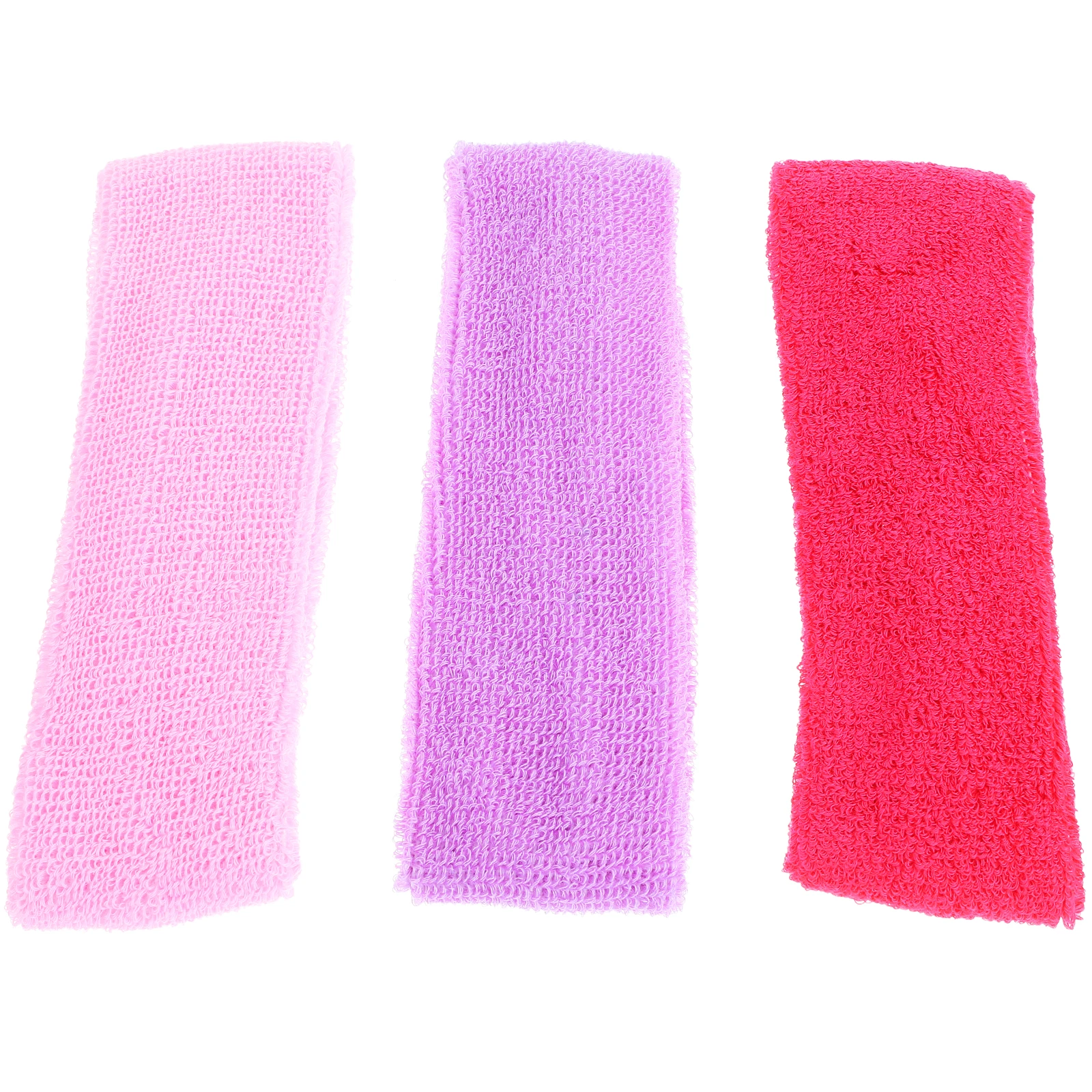 

6pcs Sport Headbands Women Elastic Sweatbands Pink Rose Purple AntiSweat Yoga Hairbands Workout Accessories Soft Lightweight