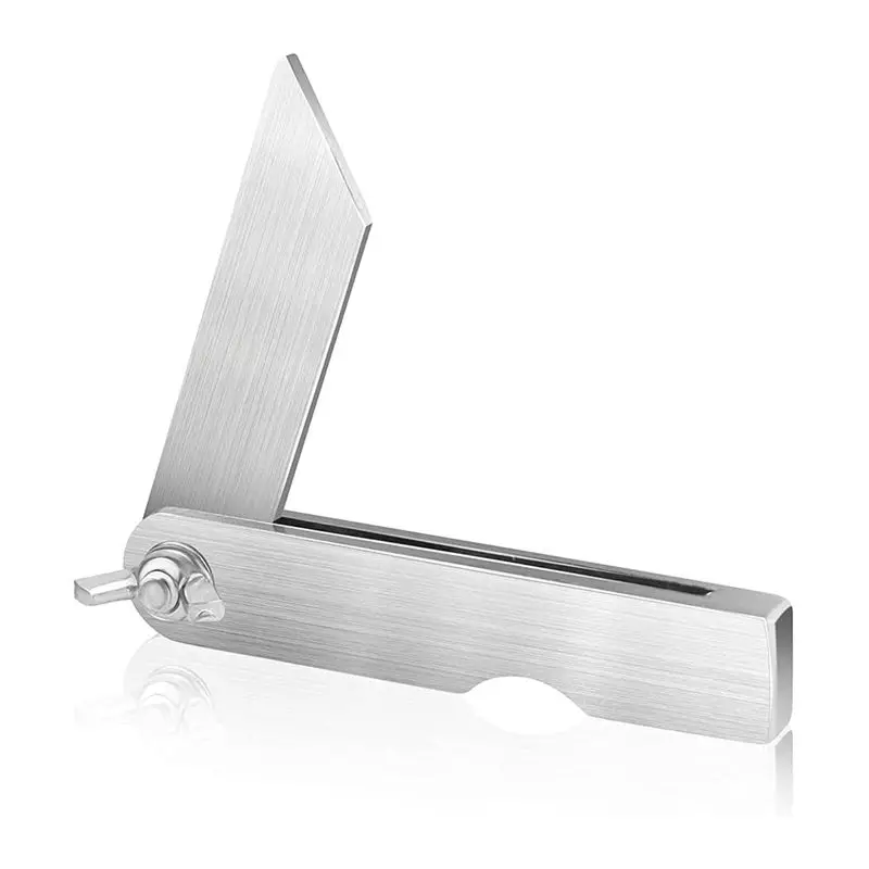 AT16 Sliding T-Bevel Gauge Protractor 4 Inch Mini Bevels Angle Adjustable Carpenter Bevels Finder for Woodworking