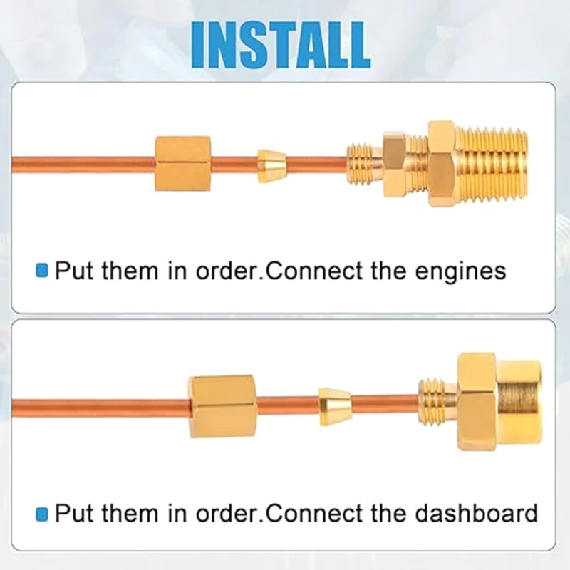 Essential Fuels Injections Gauges Set Metal for Professional Auto Technicians