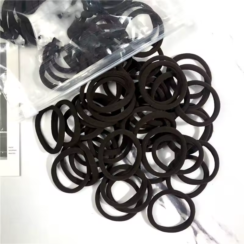 20/50PCS/Set Hair Bands for Women Girl Basic Hair Rubber Ties Ropes 4cm Simple Elastic Headband Hair Accessories Ponytail Holder - Image 24