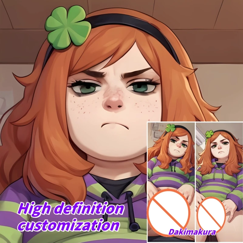

Dakimakura Anime Pillow Case Sexy Freckled girl Double-sided Print Of Life-size Body Pillowcase Gifts Can be Customized