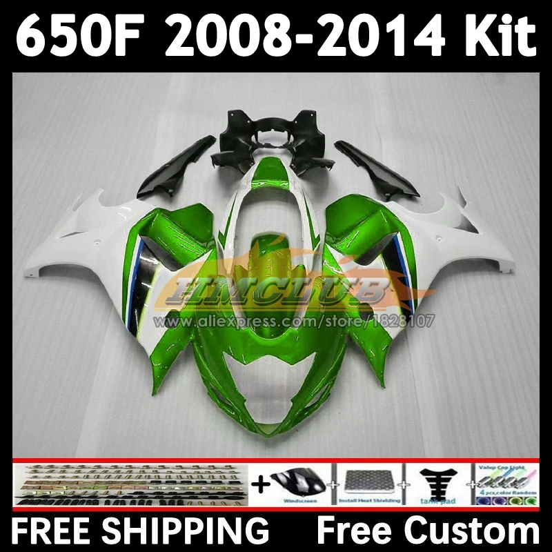 Body For SUZUKI GSXF 650 CC GSX650F 2008 2009 2010 2011 2012 2013 2014 23No.17 GSXF650 green stock 08 09 10 11 12 13 14 Fairing