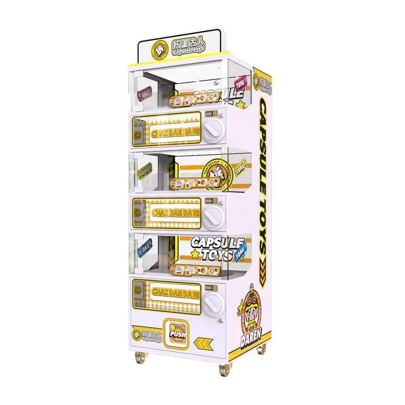 High Quality Coin-Operated Arcade Claw Machine Strong Claw Power Dual-Layer Transparent Glass Doll Machine for Amusement Park