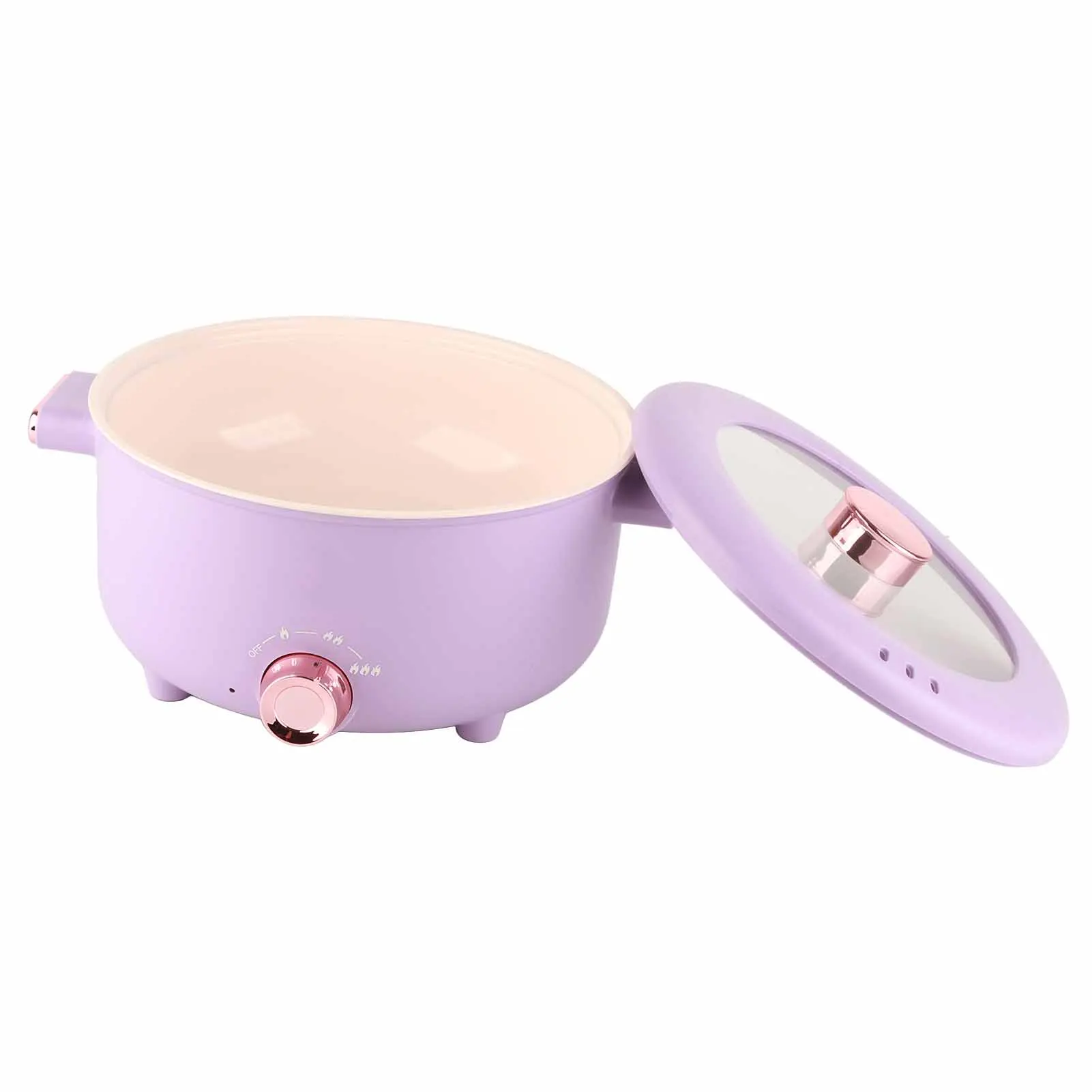 

Electric Cooking Pot 3.5L 3 Temp Modes Antisticking Multi Function Electric Cooker for Home Cooking