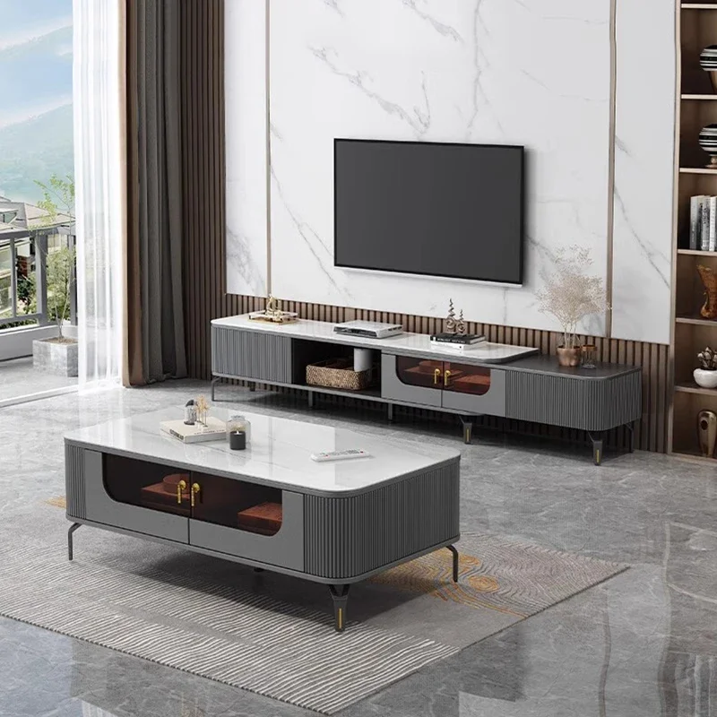 Storage Entertainment Tv Stands Basses Display Luxury Glass Tv Table Office Universal Shelf Muebles Para Garden Furniture Sets