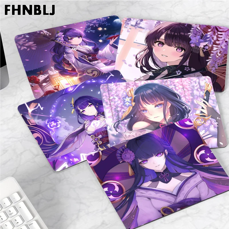 

Genshin Impact Raiden Shogun Mousepad Custom Skin Thickened Mouse Pad Gaming Keyboard Table Mat Office Decor Teen Girls Bedroom